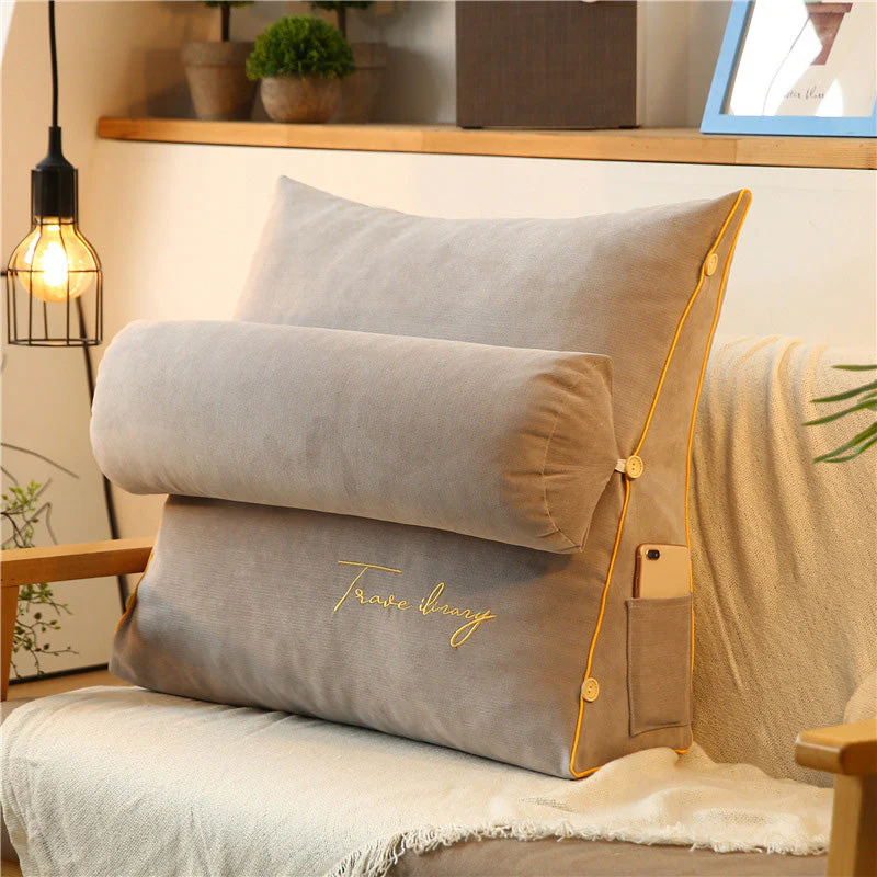 Luxury Backrest Reading Pillow (Cover only) - Image 4
